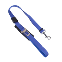 Nobleza bezpečnostný pás do auta DeLuxe s prackou modrý 2,5 x 73 - 109 cm